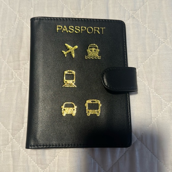 NWOT - Vegan Leather Passport Wallet - Picture 1 of 3